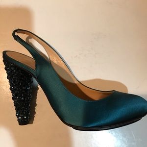 Pollini satin shoes37 us